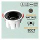 LED Downlight Luxury 3CCT UGR11 CRI+92 6W-9W-12W