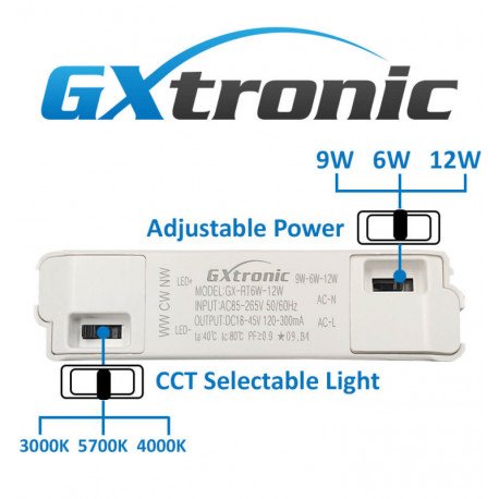 LED Downlight Luxury 3CCT UGR11 CRI+92 6W-9W-12W
