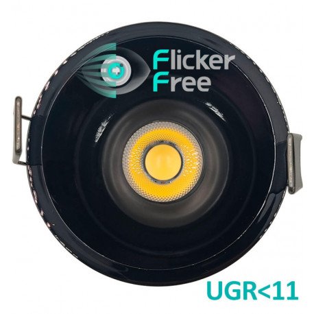 Inbouw led-downlight 6W-9W-12W UGR11 3CCT CRI+92