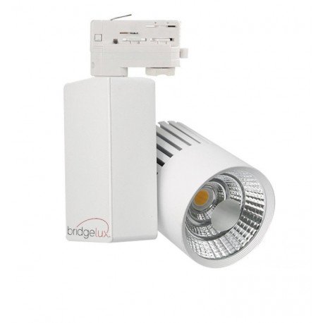 LED-schijnwerper 40W voor 3-fase rails 3CCT Bridgelux 4400 lm CRI+98