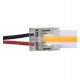 Transparante connector ledstrip COB en SMD 10mm IP20 zonder solderen