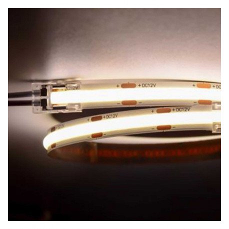 LED Strip Connector 10mm Transparent IP20 (No Solder)