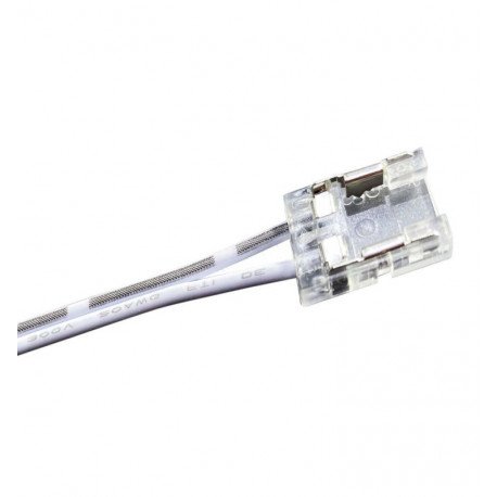 LED Strip Connector 10mm Transparent IP20 (No Solder)