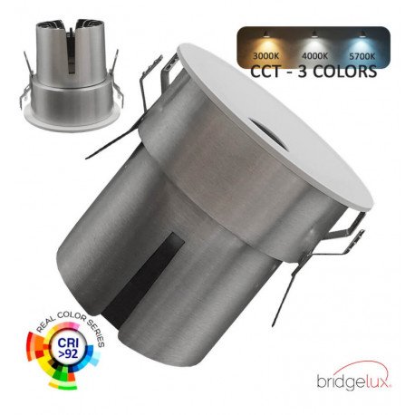 LED downlight OMNIA 3CCT 6/9/12W UGR11 CRI+92 front verwisselbaar