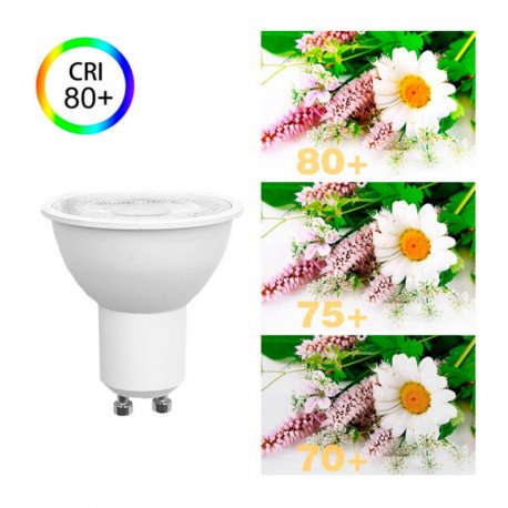 Ledlamp GU10 6W 38° OSRAM Chip DURIS E sin flicker