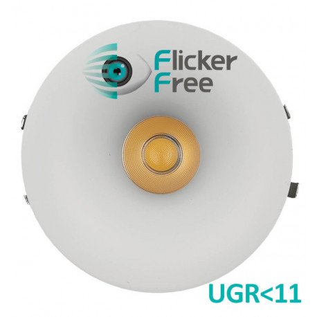 LED downlight OMNIA 3CCT 6/9/12W UGR11 CRI+92 front verwisselbaar
