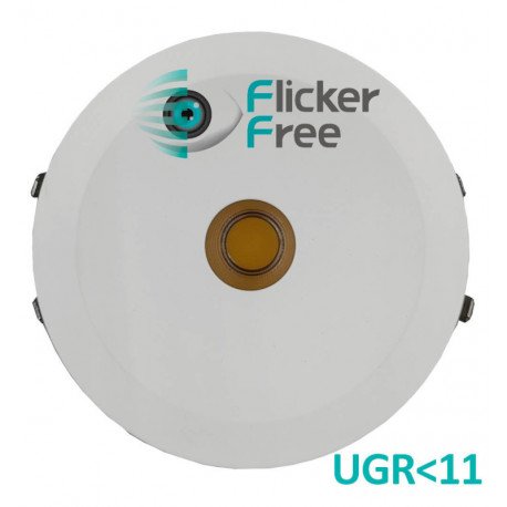 LED downlight OMNIA 3CCT 6/9/12W UGR11 CRI+92 front verwisselbaar