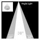 Ledlamp GU10 6W 38° OSRAM Chip DURIS E sin flicker
