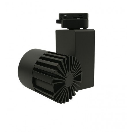 LED schijnwerper voor rail monofase 40W GRAZ zwart 3CCT CRI+98