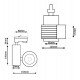LED schijnwerper voor rail monofase 40W GRAZ zwart 3CCT CRI+98
