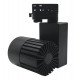 Led-schijnwerper 40W 3-fase rail zwart 3CCT CRI+92 Bridgelux