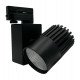 Led-schijnwerper 40W 3-fase rail zwart 3CCT CRI+92 Bridgelux