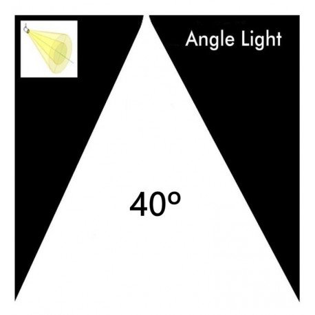Led-schijnwerper 40W 3-fase rail zwart 3CCT CRI+92 Bridgelux
