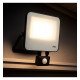 LED schijnwerper 30W buiten met PIR-sensor, afneembaar