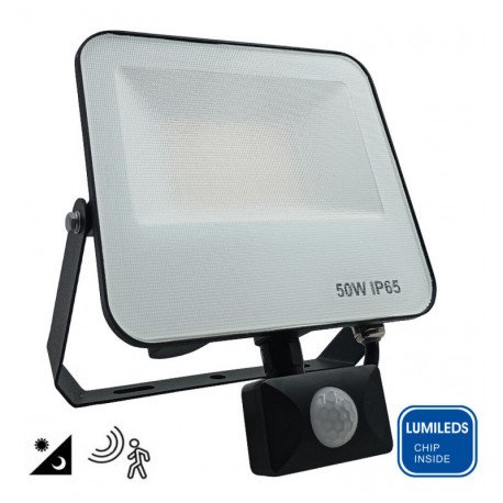 LED schijnwerper 50W buiten Aurora met PIR en afstandsbediening
