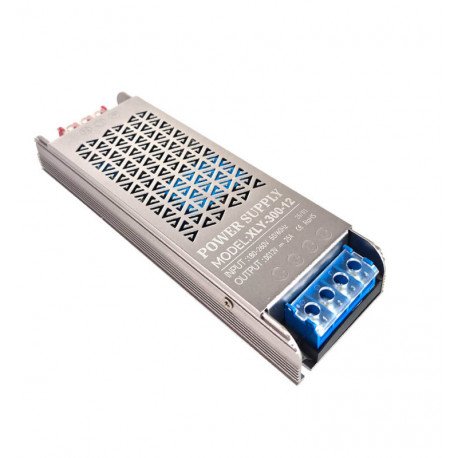 Slim voeding 12V 300W 25A voor ledstrips IP20