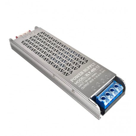 Voeding Slim 12V 400W voor ledstrips IP20