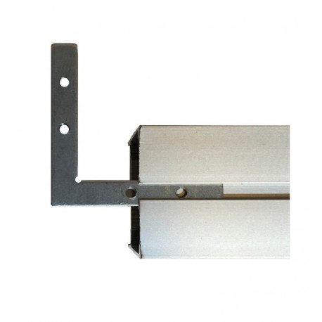 L-verbindings-/versterkingsbeugel voor aluminiumprofiel