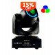 Led-schijnwerper 30W Boston mobiel DMX 7 kleuren en 7 gobos