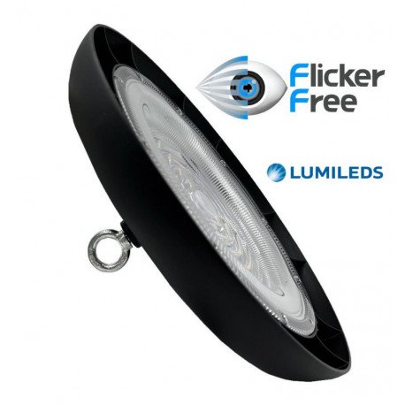 LED UFO high-bay 200W industrieel CCT 3 kleuren LUMILEDS SMD 2835