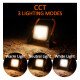 Draagbare solar led-schijnwerper 50W 3CCT IP65 voor buiten
