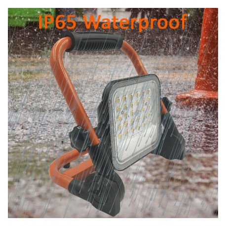 Proyector LED solar portátil 50W 3CCT IP65 para exterior
