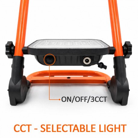 Draagbare solar led-schijnwerper 50W 3CCT IP65 voor buiten