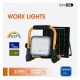 Draagbare solar led-schijnwerper 50W 3CCT IP65 voor buiten