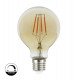Bombilla LED Filamento Vintage 6W E27 G80 Gold regulable