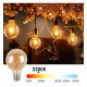 Led filament vintage lamp 6W E27 G80 goud dimbaar