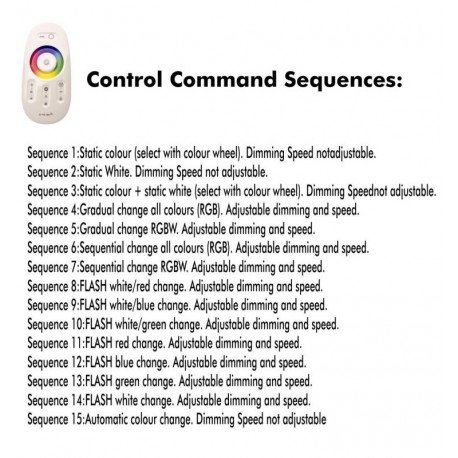 LED RGB Controller 2.4GHz RF with Remote 6A per Channel