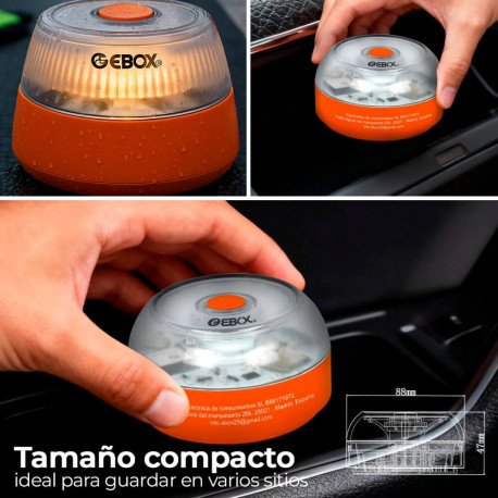 Led-baliza V16 nood DGT met geolocatie 3.0