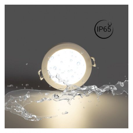 Downlight LED 5W IP65 dimbaar TRIAC voor vochtige ruimtes