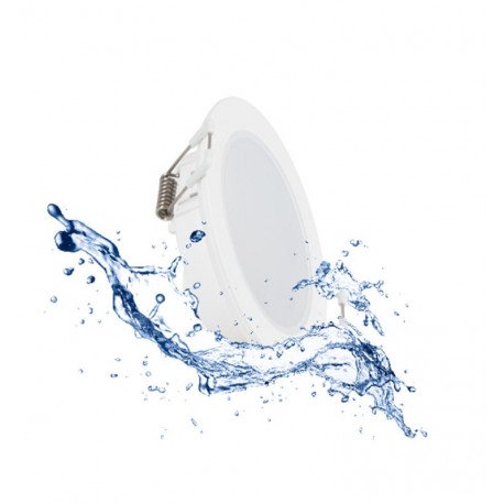 Downlight LED 5W IP65 dimbaar TRIAC voor vochtige ruimtes