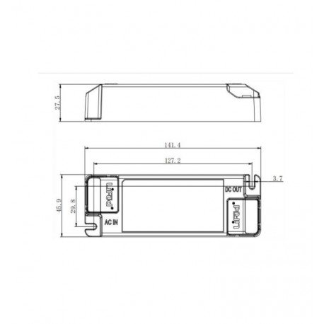 LED 0-10V Driver 30W No Flicker for Downlight & Panel