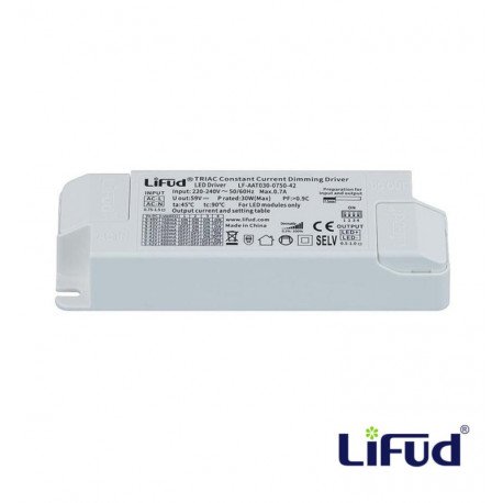 TRIAC dimbare Lifud led-driver zonder flikkering 9-42V 400-750mA