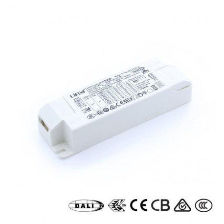 LED-driver DALI/PUSH 30W no flicker 9-42V 400-750mA