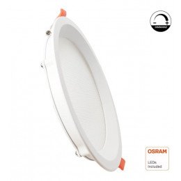 Downlight LED 24W rond dimbaar UGR17 met LIFUD OSRAM driver