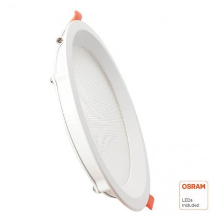 Downlight LED 24W rond dimbaar UGR17 met LIFUD OSRAM driver