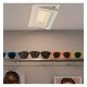 LED-schijnwerper 40W rechthoekig kantelbaar 3CCT 120° zonder flikkeren