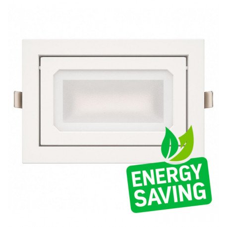 LED-schijnwerper 40W rechthoekig kantelbaar 3CCT 120° zonder flikkeren