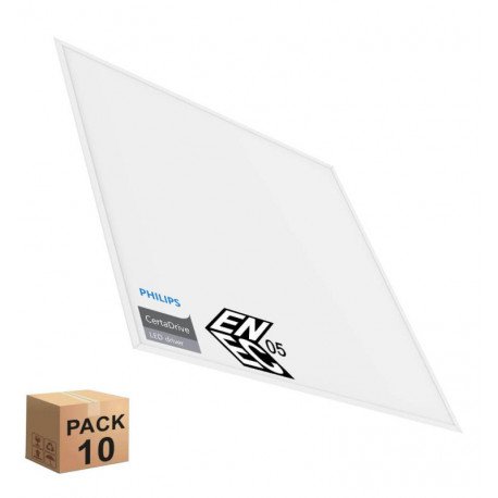 LED Panel 60x60 40W Pack of 10 Slim Frame 4000K