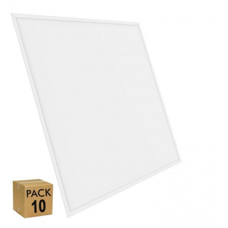 Panel LED 60x60 40W pack 10 slim frame 4000Lm 4000K