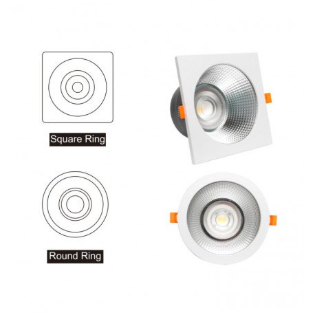 Downlight LED 30W GXtronic 3CCT CRI+92 IP65 Ø145mm