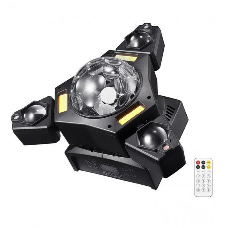 LED-schijnwerper 80W PRO BEAM RGBW met laser en DMX512
