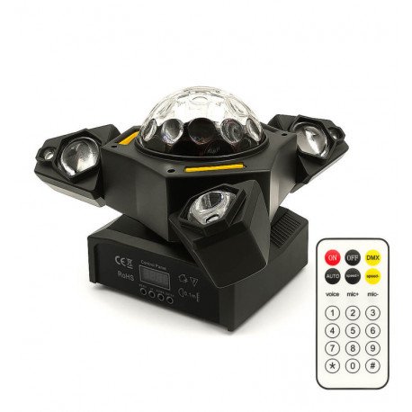 LED Floodlight 80W PRO BEAM RGBW with Laser DMX512