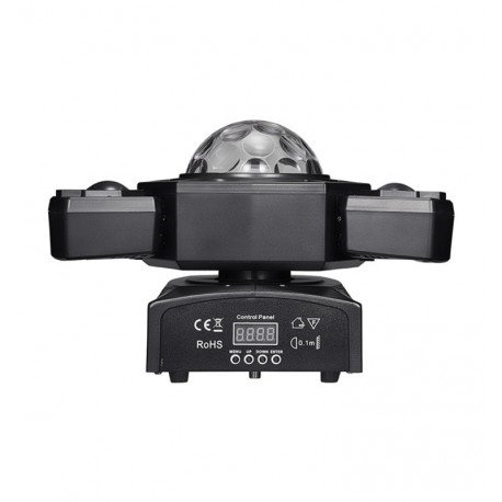 LED-schijnwerper 80W PRO BEAM RGBW met laser en DMX512