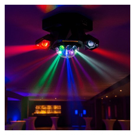 LED Floodlight 80W PRO BEAM RGBW with Laser DMX512