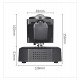 LED-schijnwerper met bewegend kop 50W RGBW, laser en DMX512 (19CH)