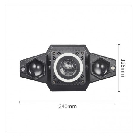 LED Moving Head 50W RGBW with Laser DMX512 19CH